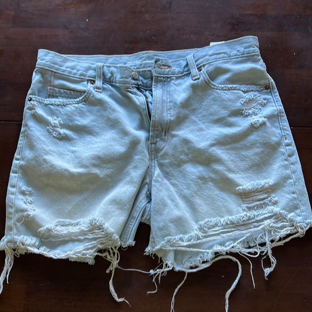 Old Navy blue jean shorts size 12